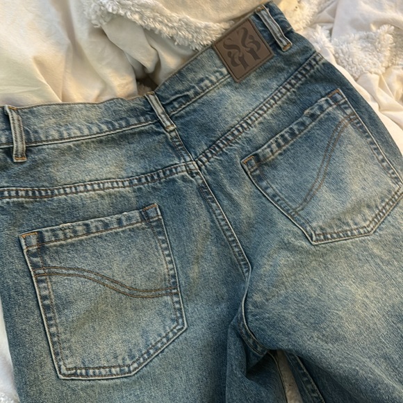 VERSEAS BLUE FADED BOOT LEG JEANS - Picture 7 of 8